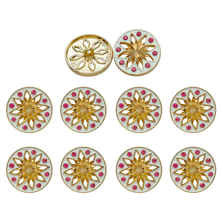 Elegant Star Metal Buttons