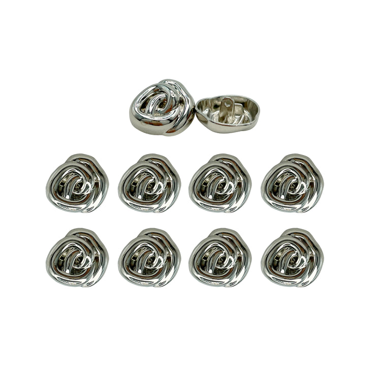 Floral Style Button for Clothing and Accessories