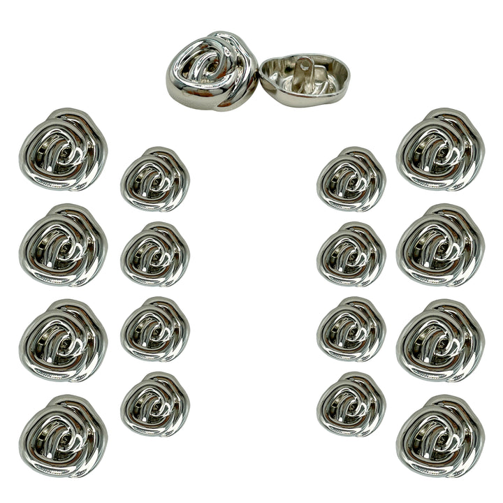 Floral Style Button for Clothing and Accessories