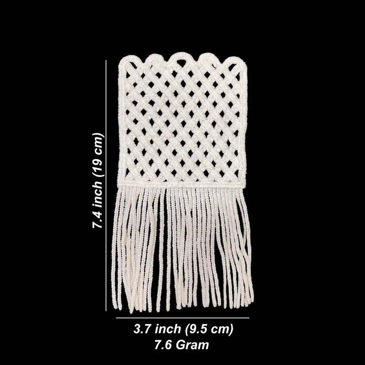 Crochet Diamond Mesh Patch | 2pc