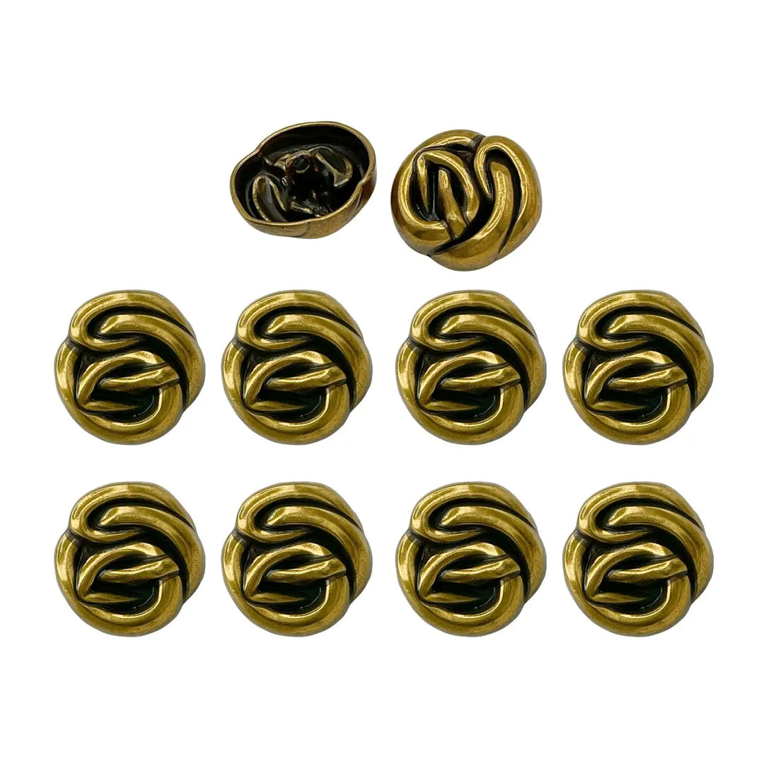Modern Design Shank Metal Buttons | 15mm, 18mm & 23mm