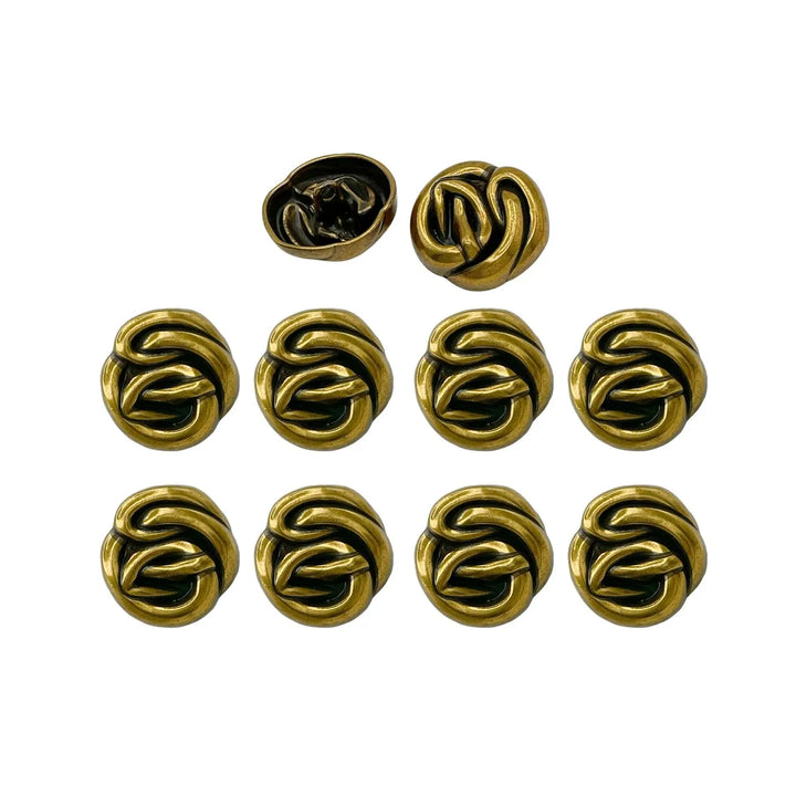 Modern Design Shank Metal Buttons | 15mm, 18mm & 23mm