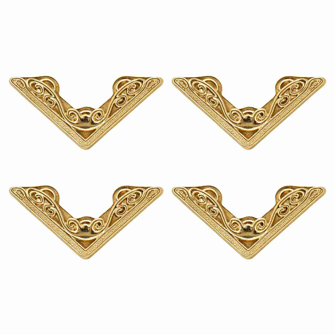 Stylish Golden Elegance Collar Tip