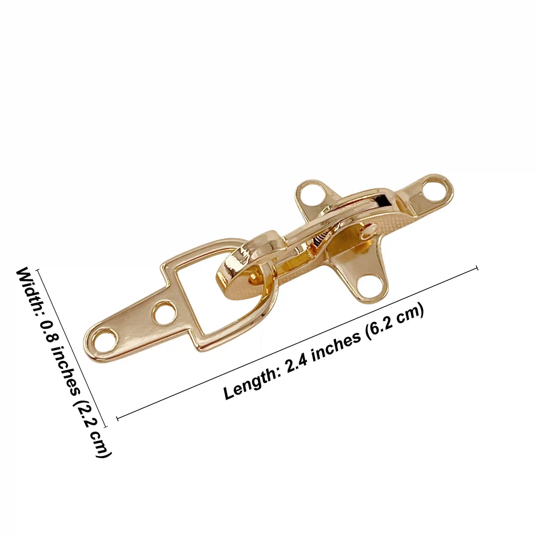 2 Part Shiny Gold Buckle