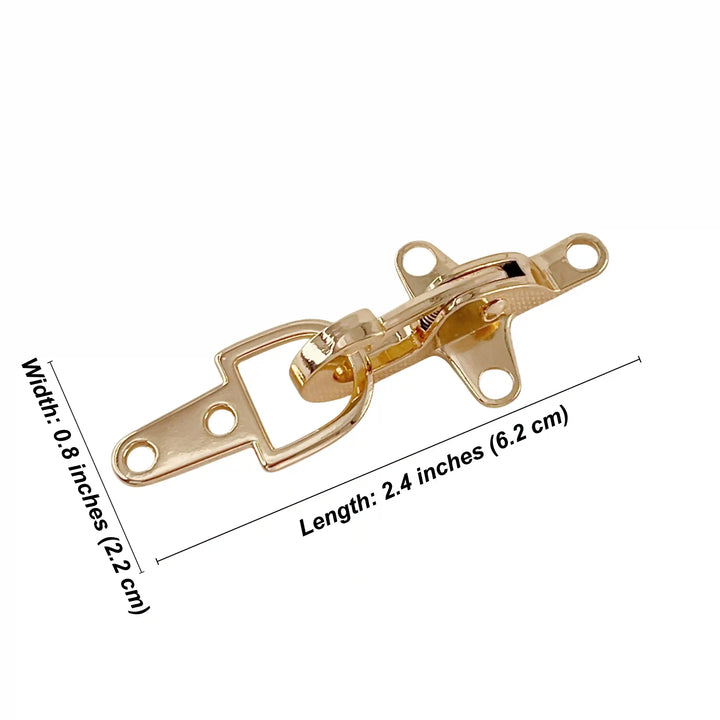 2 Part Shiny Gold Buckle