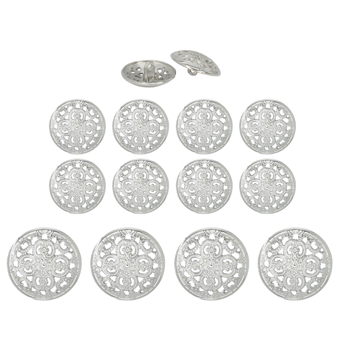 Cutwork Metal Button