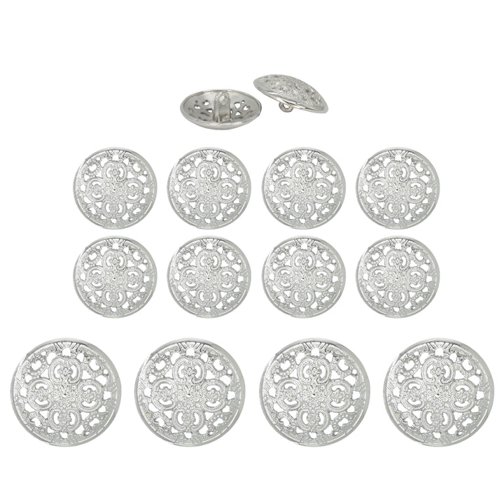 Cutwork Metal Button