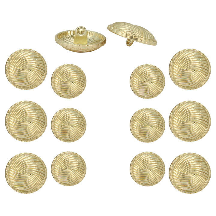 Swirled Gold Buttons