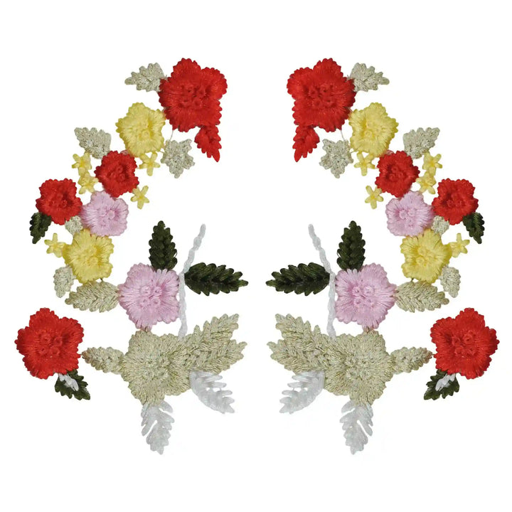 Vibrant Colors Floral Patch