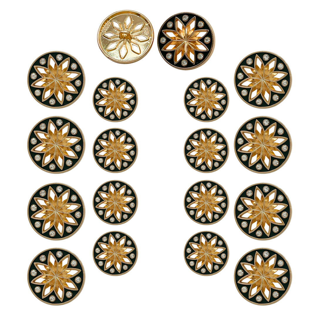 Elegant Star Metal Buttons