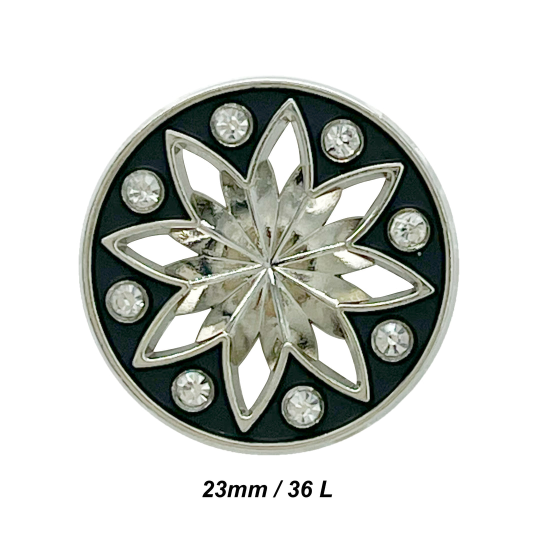 Elegant Star Metal Buttons