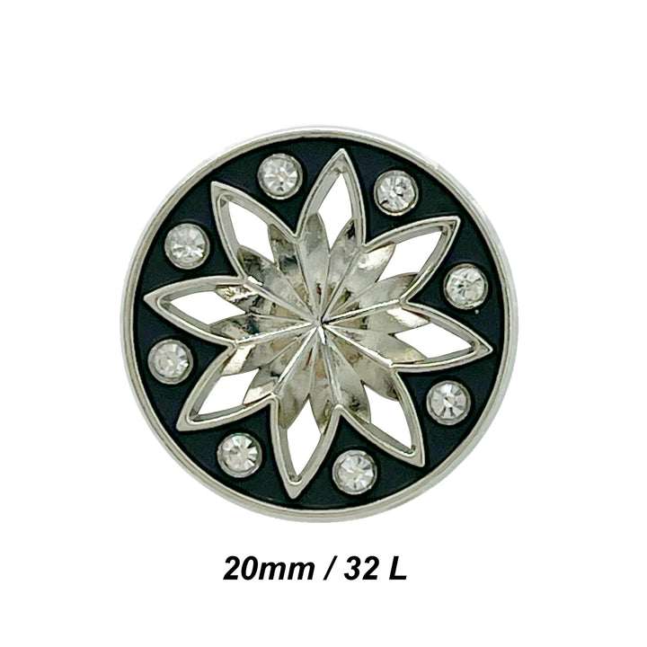 Elegant Star Metal Buttons