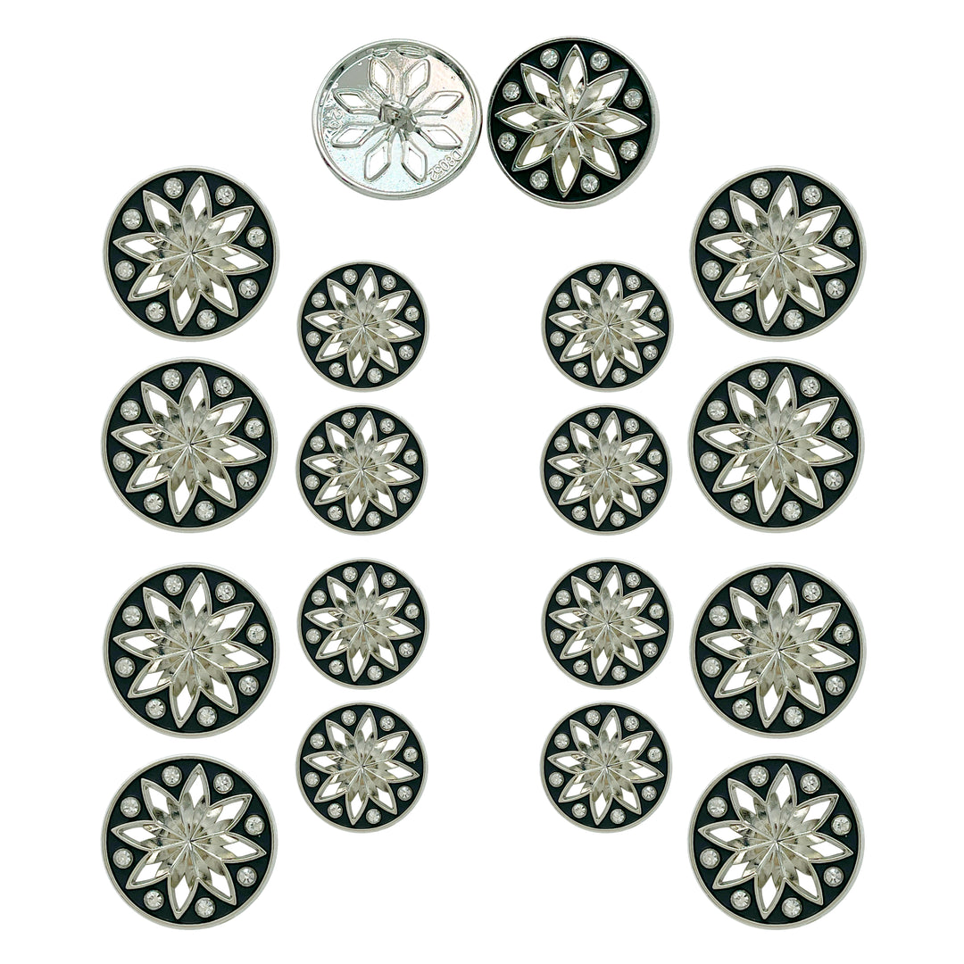 Elegant Star Metal Buttons