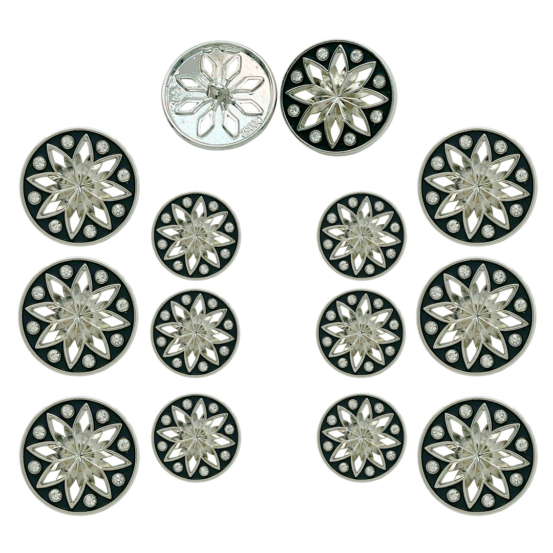 Elegant Star Metal Buttons