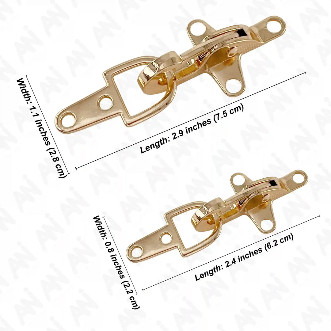 2 Part Shiny Gold Buckle