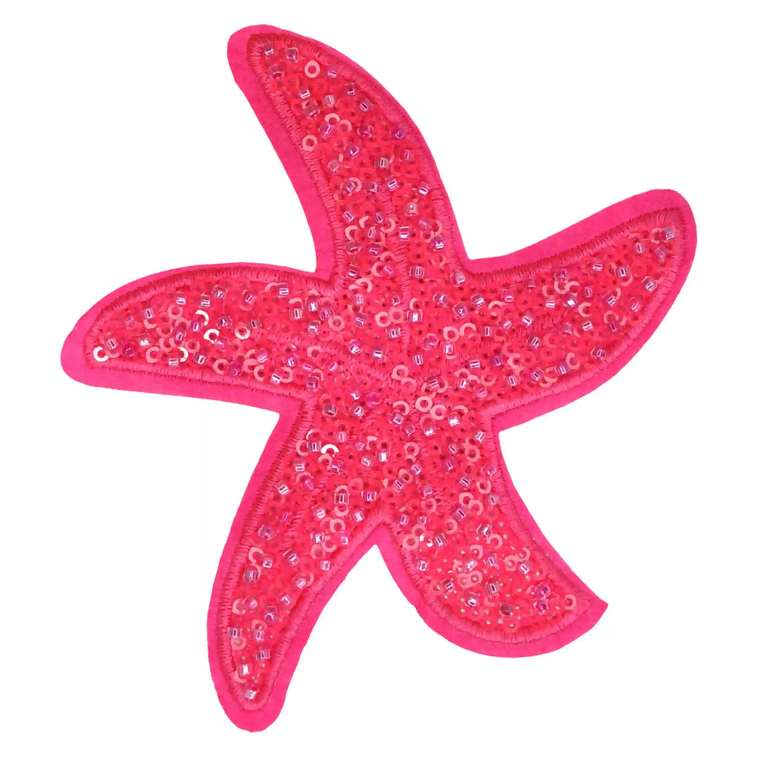Sequins Star Fish Sew Patch