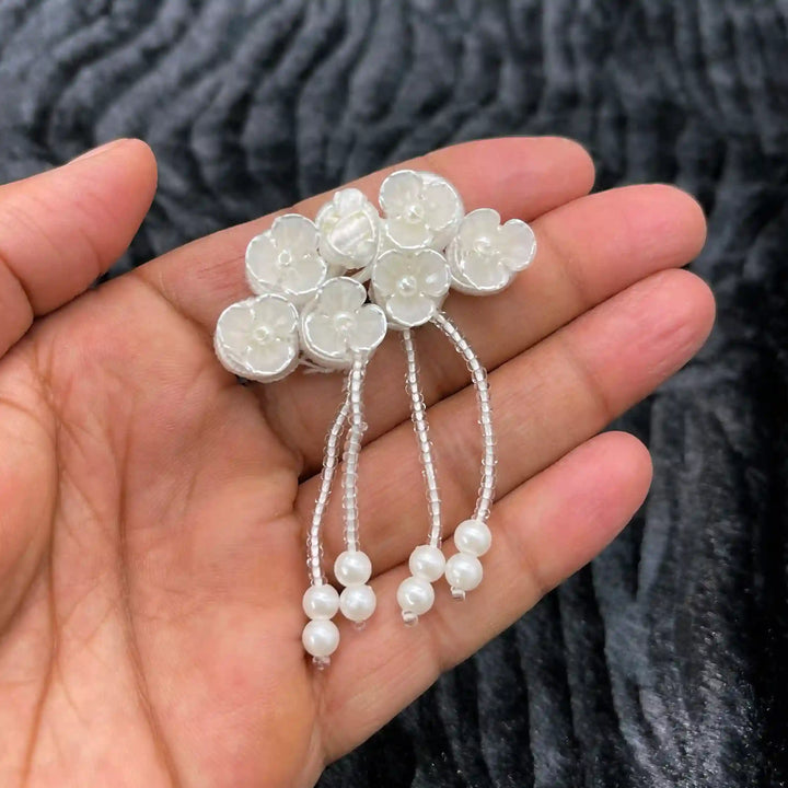 Floral Tassel Frog Closure Buttons