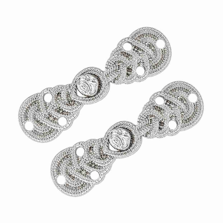 Filigree Hook and Eye Closure | 4 Pair