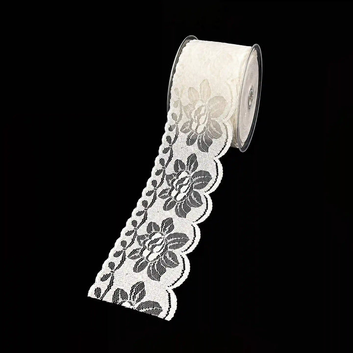 Vintage White Floral Lace | SKU-64