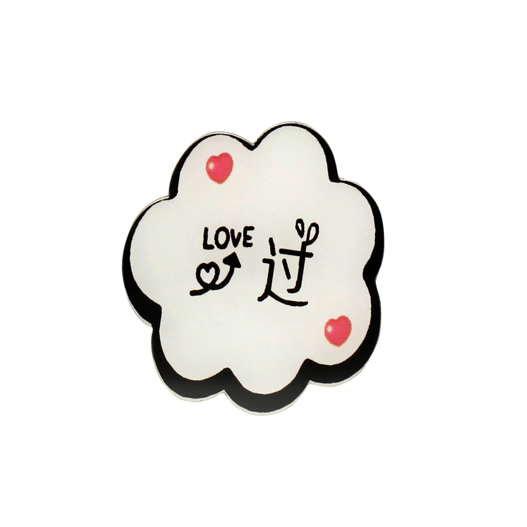 Acrylic Fancy Pin Brooch