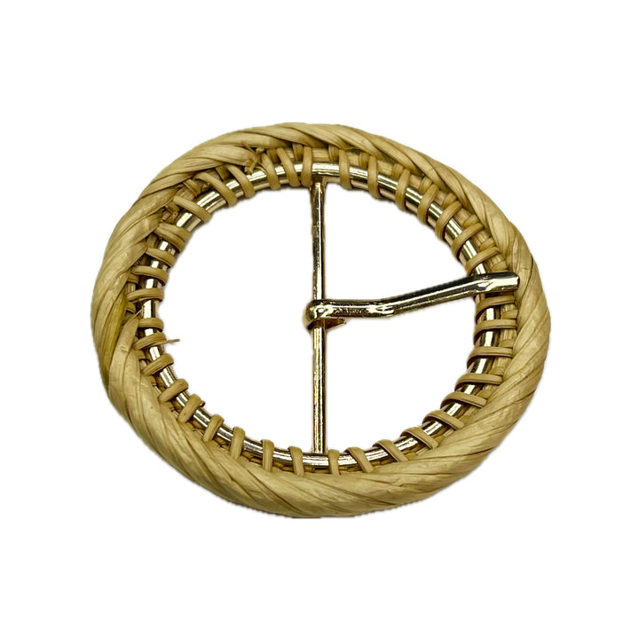 Timeless Design Raffia Buckle