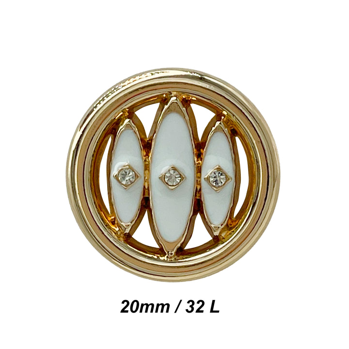 Inlay Design Metal Buttons