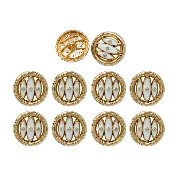 Inlay Design Metal Buttons