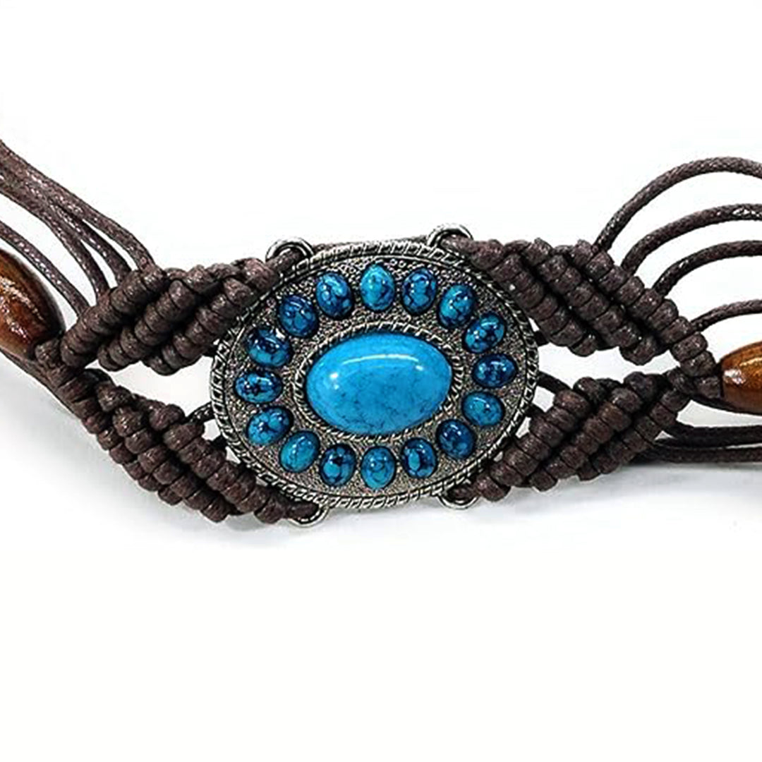 Bohemian braided Macrame belt