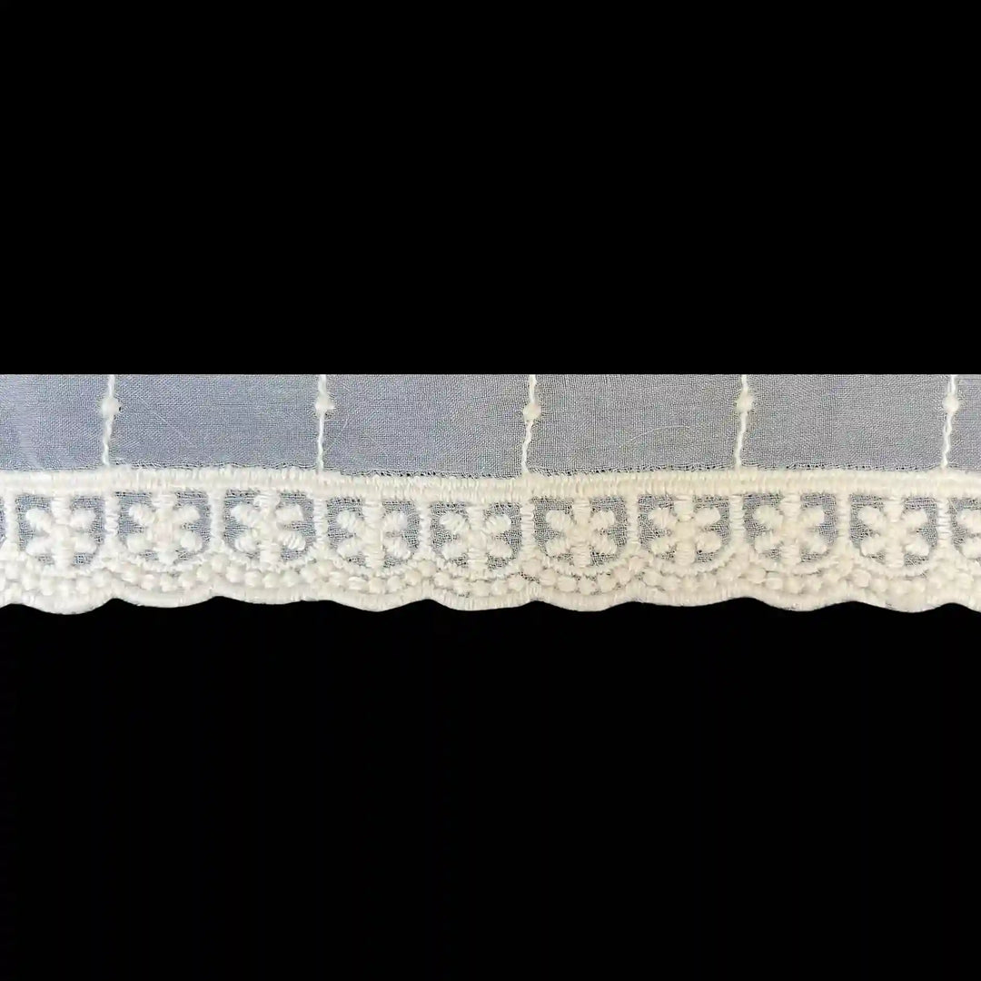 Geometric Blossom Organza Lace | 2 Meters | CE-2