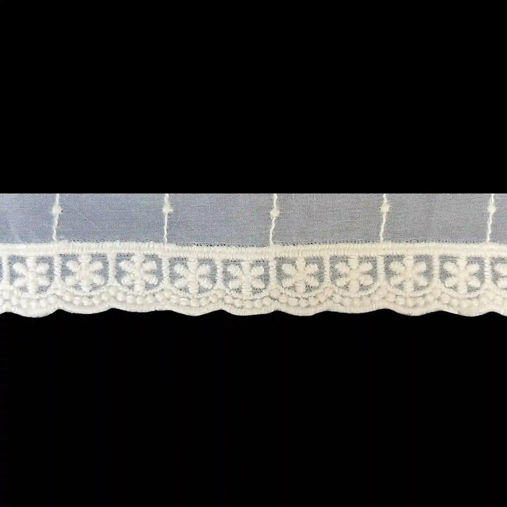 Geometric Blossom Organza Lace | 2 Meters | CE-2