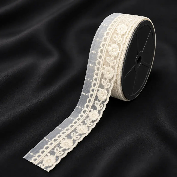 Floral Chain Organza Lace | 2 Meters | CE-19