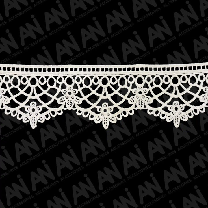 Classic ladder with Floral Brussels Sequence Lace | 2 Meter