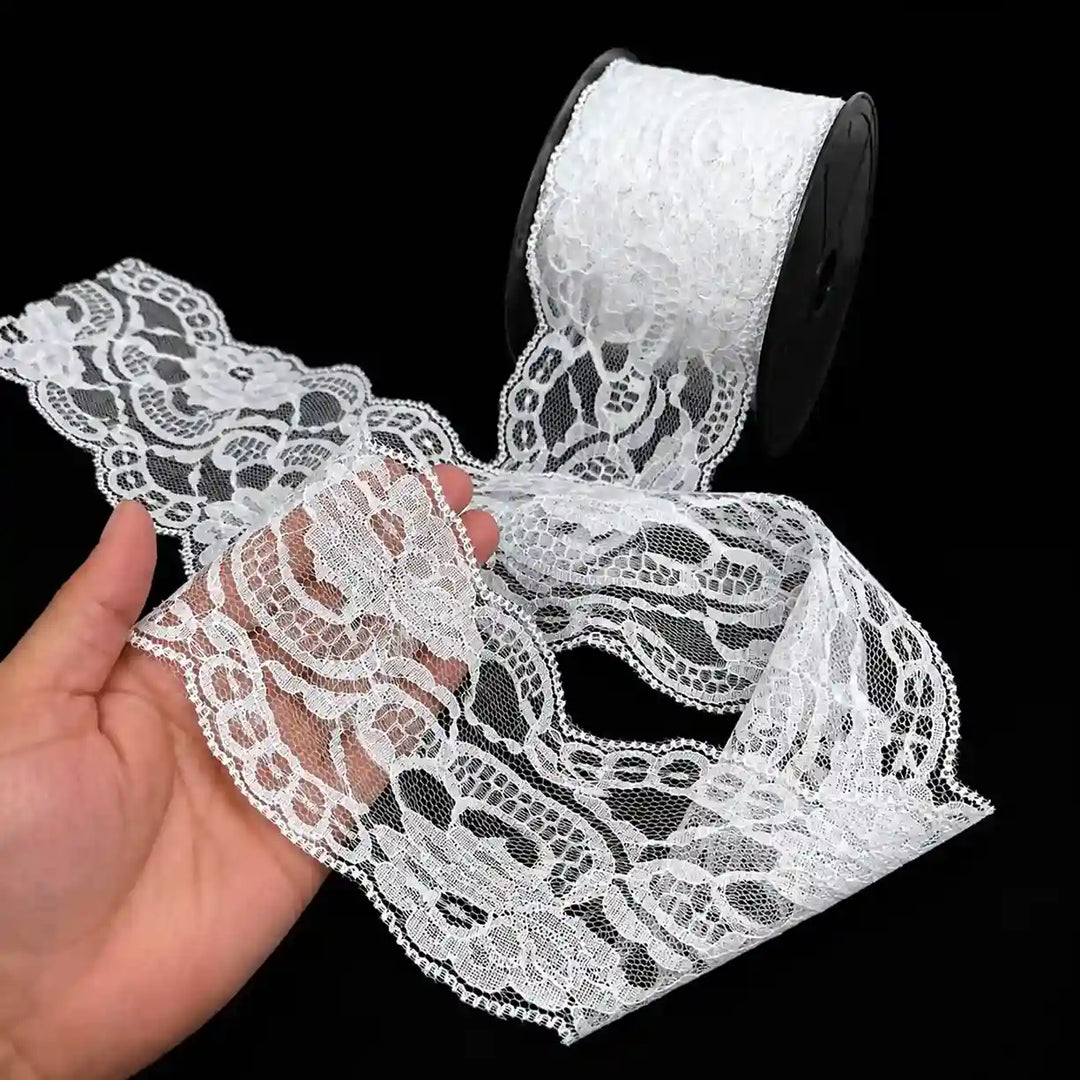 Delicate Scalloped Border Lace | SKU-5
