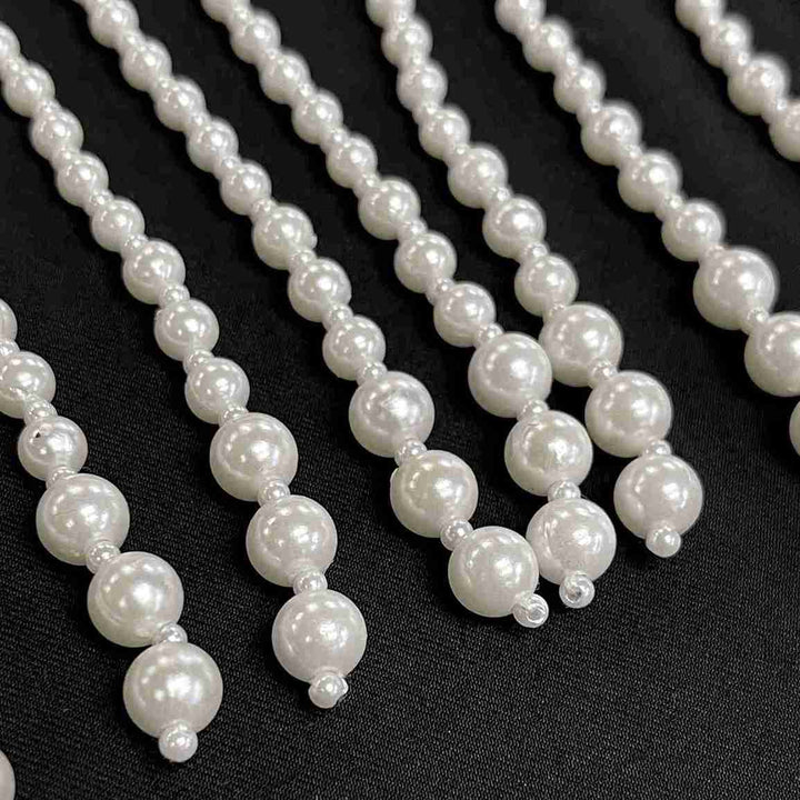 Premium Pearl Tassel Lace Trim