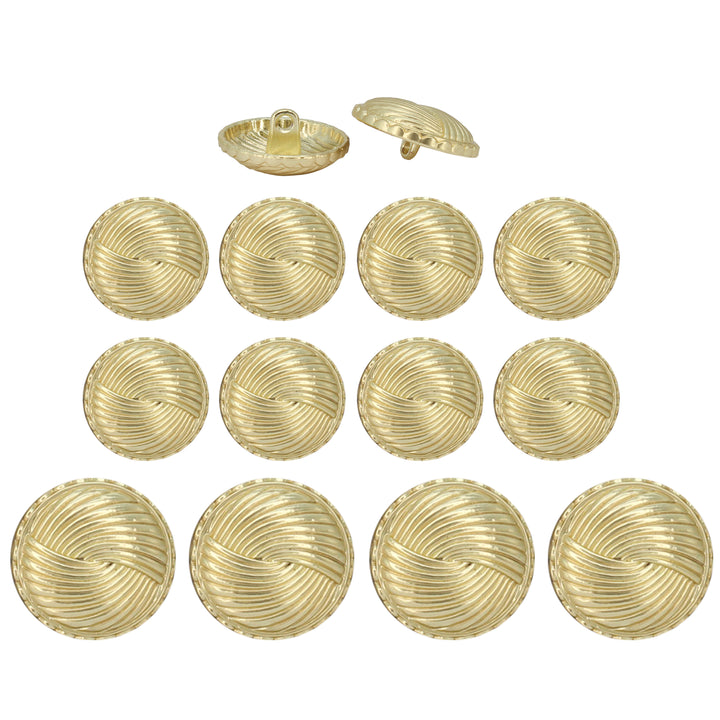 Swirled Gold Buttons