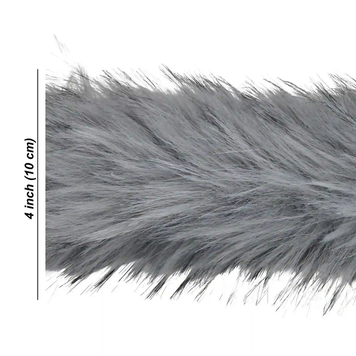 Light Grey Fur Lace | 2 Meters