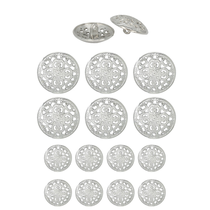 Cutwork Metal Button