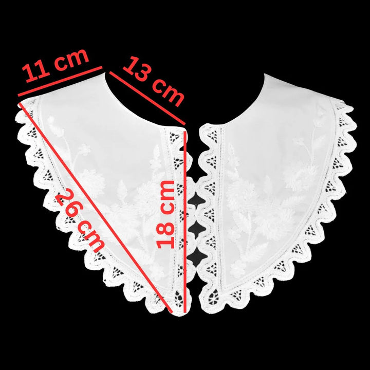 Cutwork Embroidery Peter Pan Collar