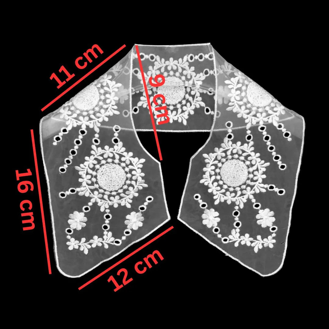 Detachable Embroidered Collar for Kids