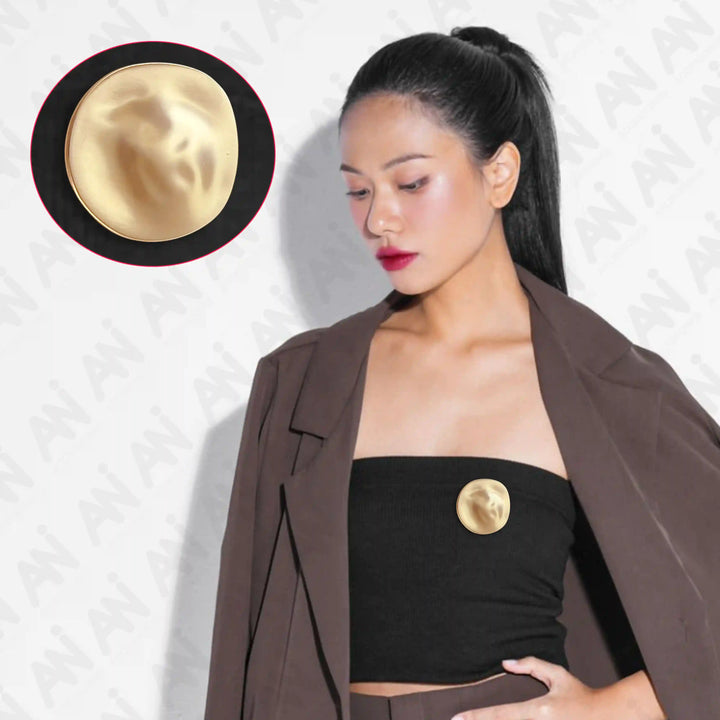 Lunar Glow Metal Brooch