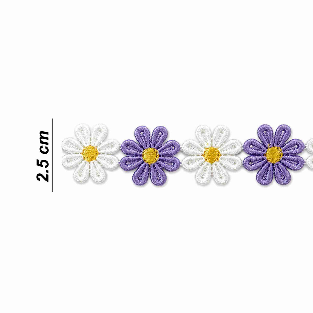Daisy Chain Embroidery Trim