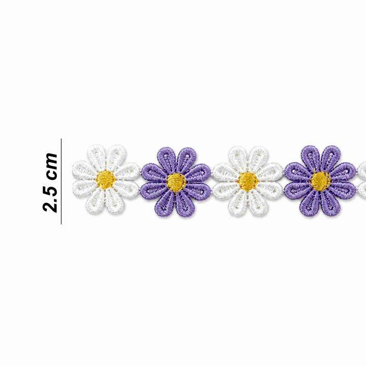 Daisy Chain Embroidery Trim