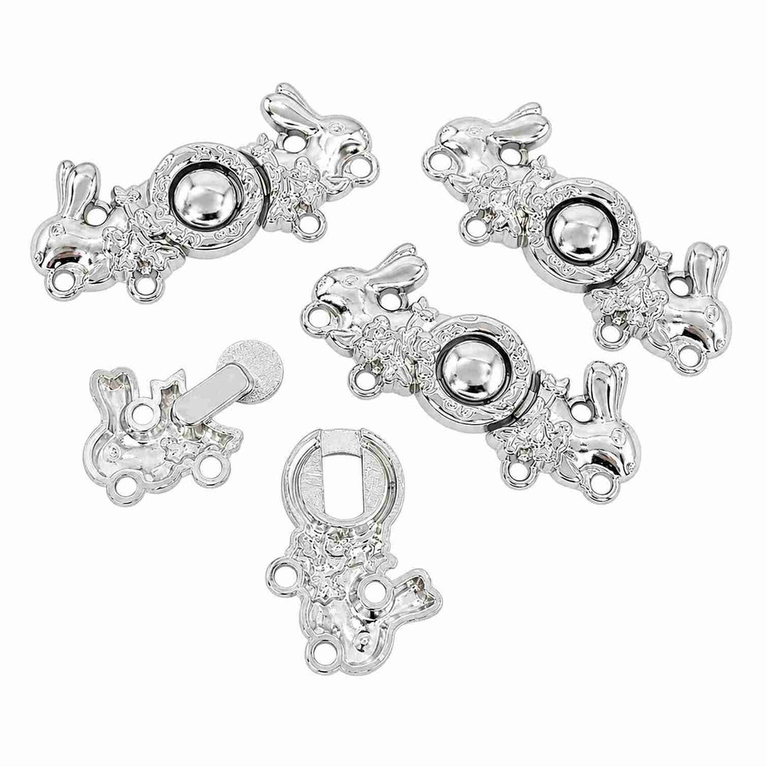 Decorative Metal Frog Fastener | 4 Pair