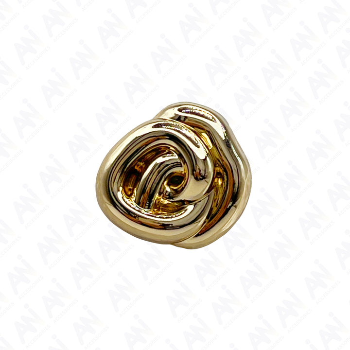 Floral Style Button for Clothing and Accessories