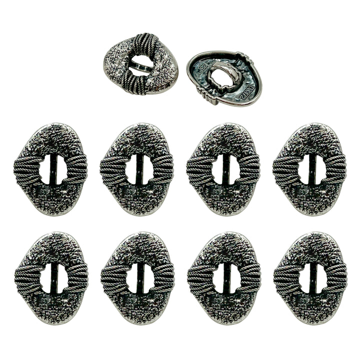 Rope Design Metal Button for DIY Projects