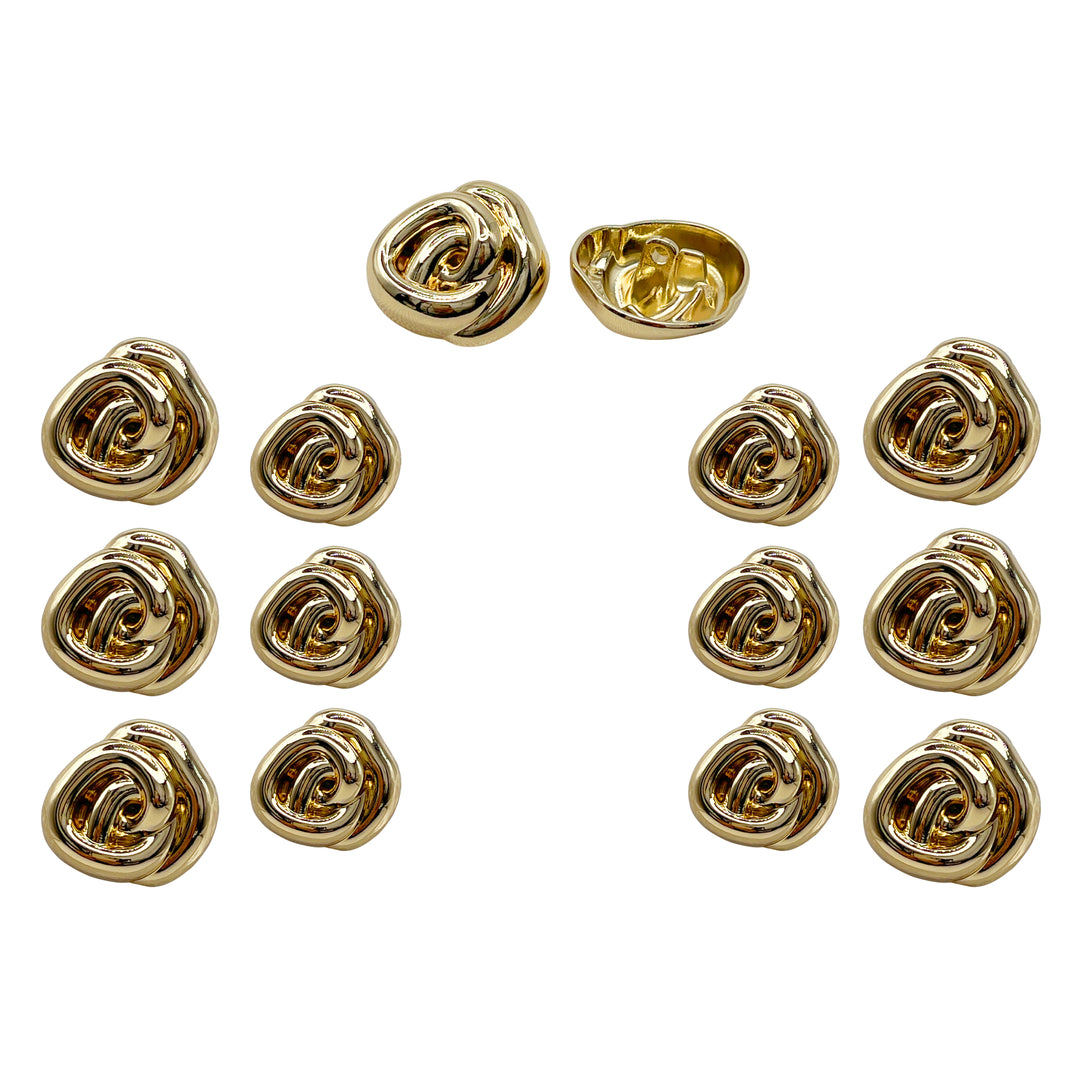 Floral Style Button for Clothing and Accessories