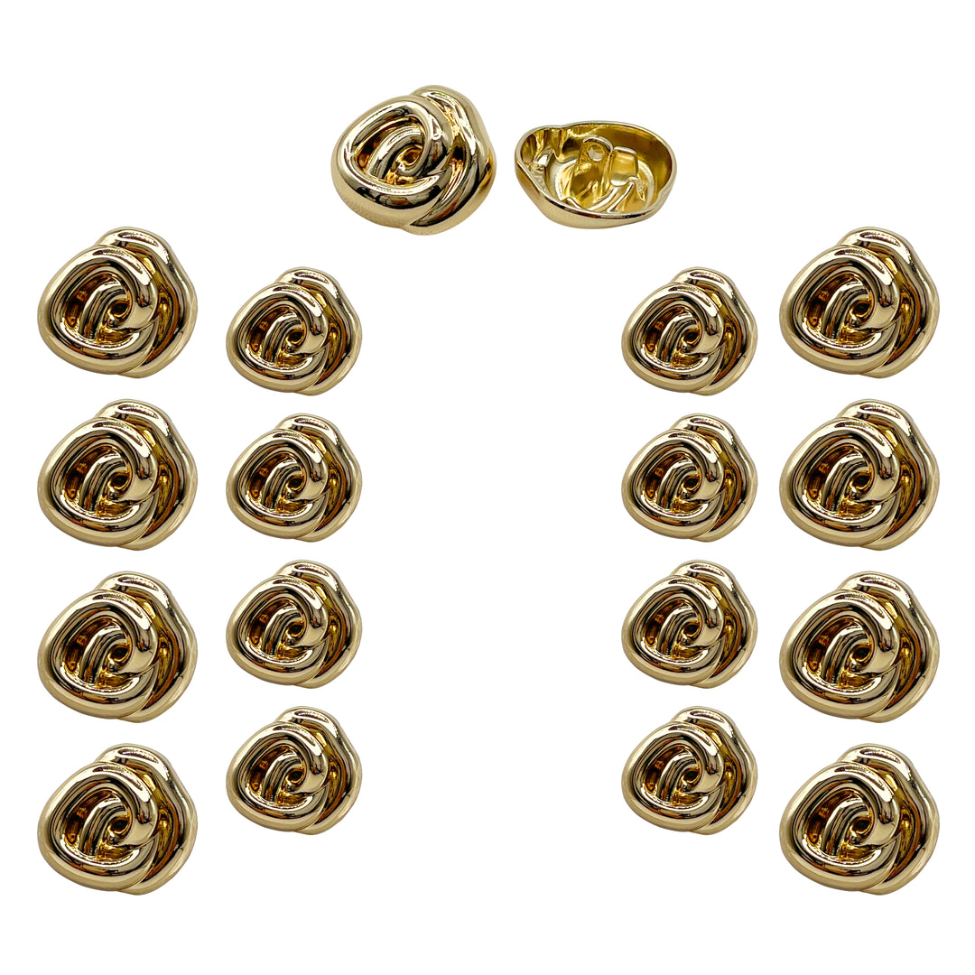 Floral Style Button for Clothing and Accessories