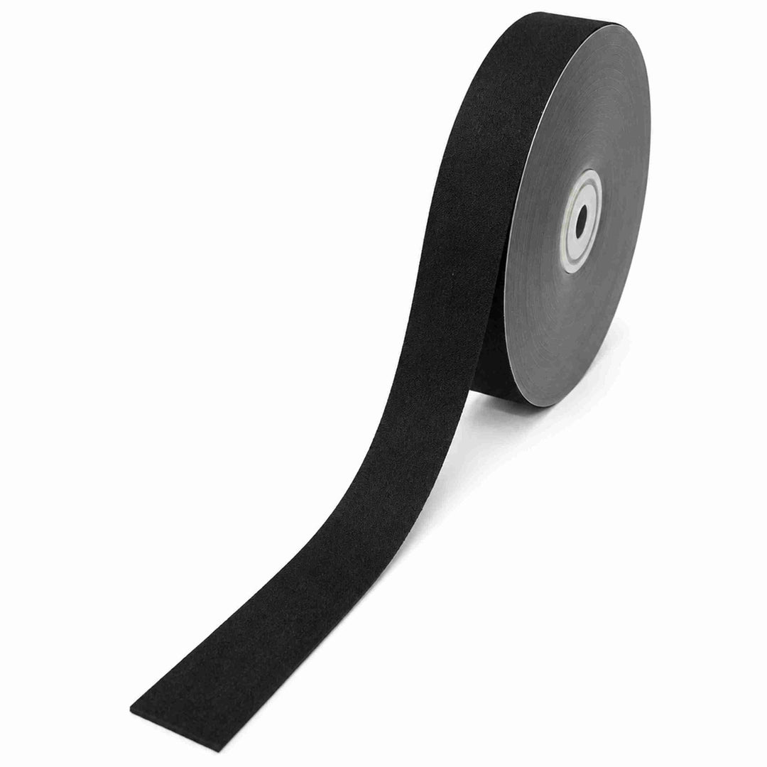 Black Faux Suede Flat Ribbon Trim