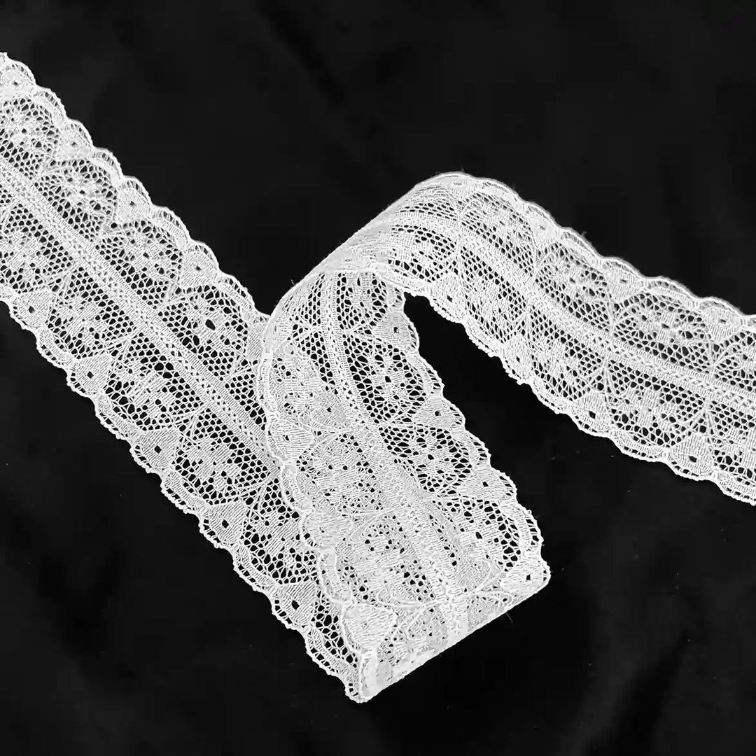 Dainty White Lace Ribbon | SKU-67