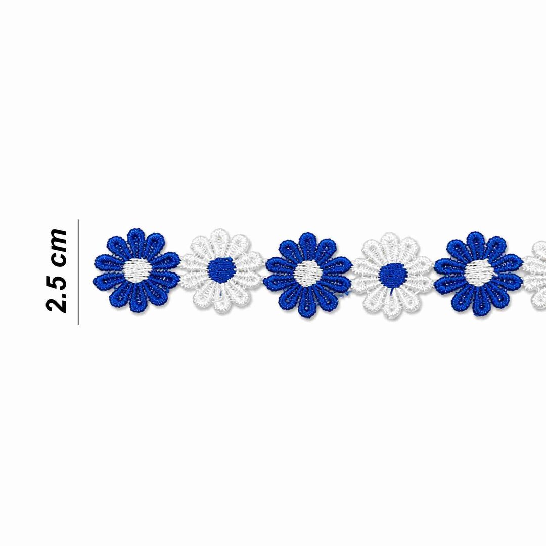 Daisy Chain Embroidery Lace Trim